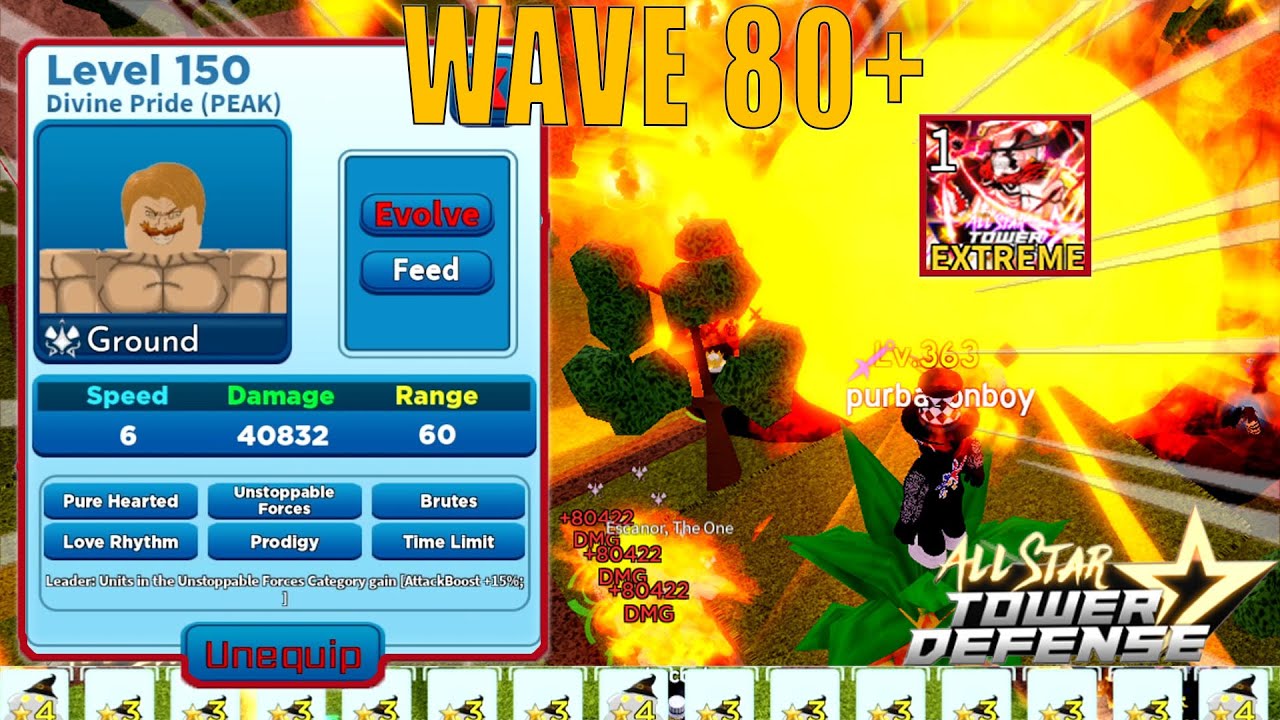 Buffed or Nerfed? 6 Star Escanor (The One) | Increase DMG per Wave? | All Star Tower Defense