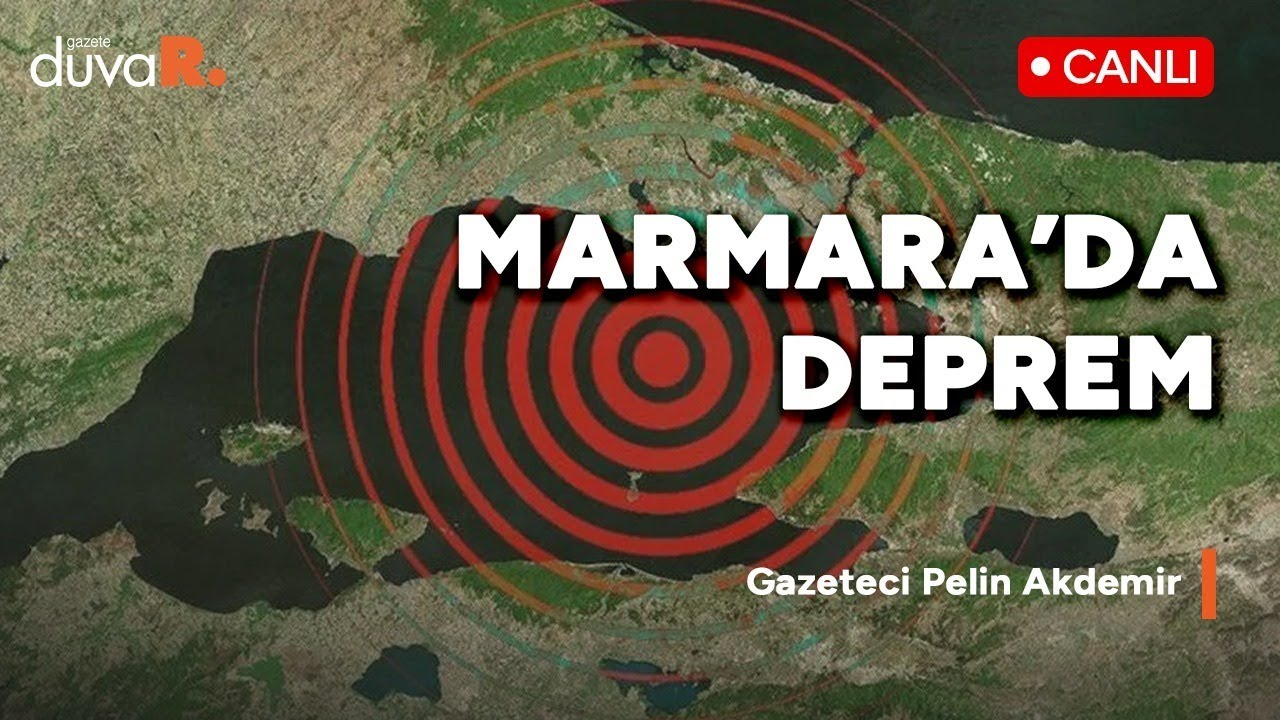 Marmara'da 5.1'lik deprem: Bursa'dan #canlı yayın