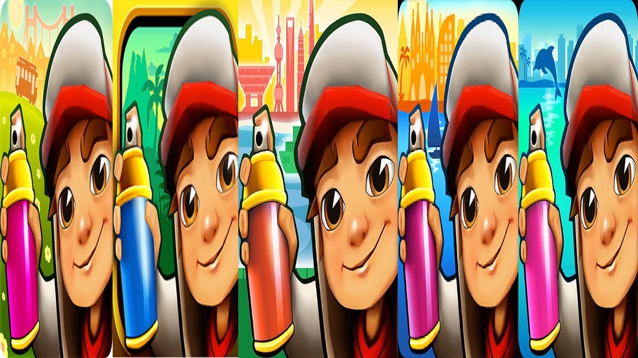 Subway Surfers Barcelona vs Subway Surfers Miami Subway Surfers Shanghai Marrakesh World Tour 2017
