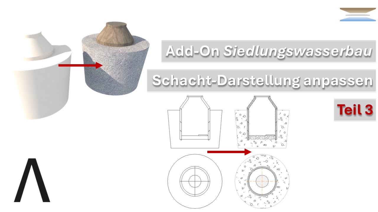 Allplan Add-On Siedlungswasserbau - Schacht-Darstellung anpassen