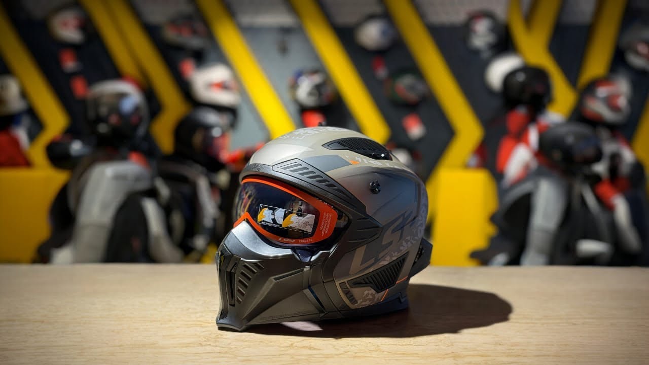 PREDATOR HELMET !!! LS2 OF606 DETACHABLE CHIN VERSION  ( ECE 22.06 ) KPA