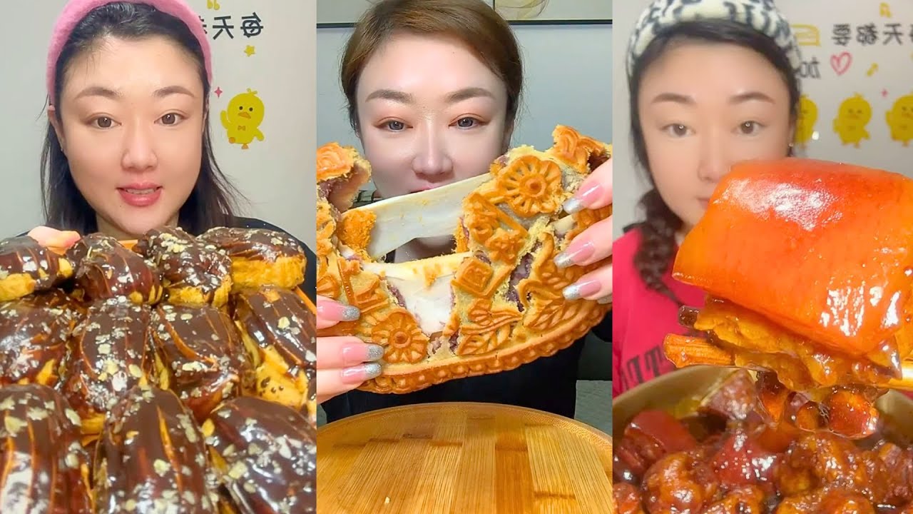 Extreme Chinese Mukbang – Insane Textures & Giant Bites #57