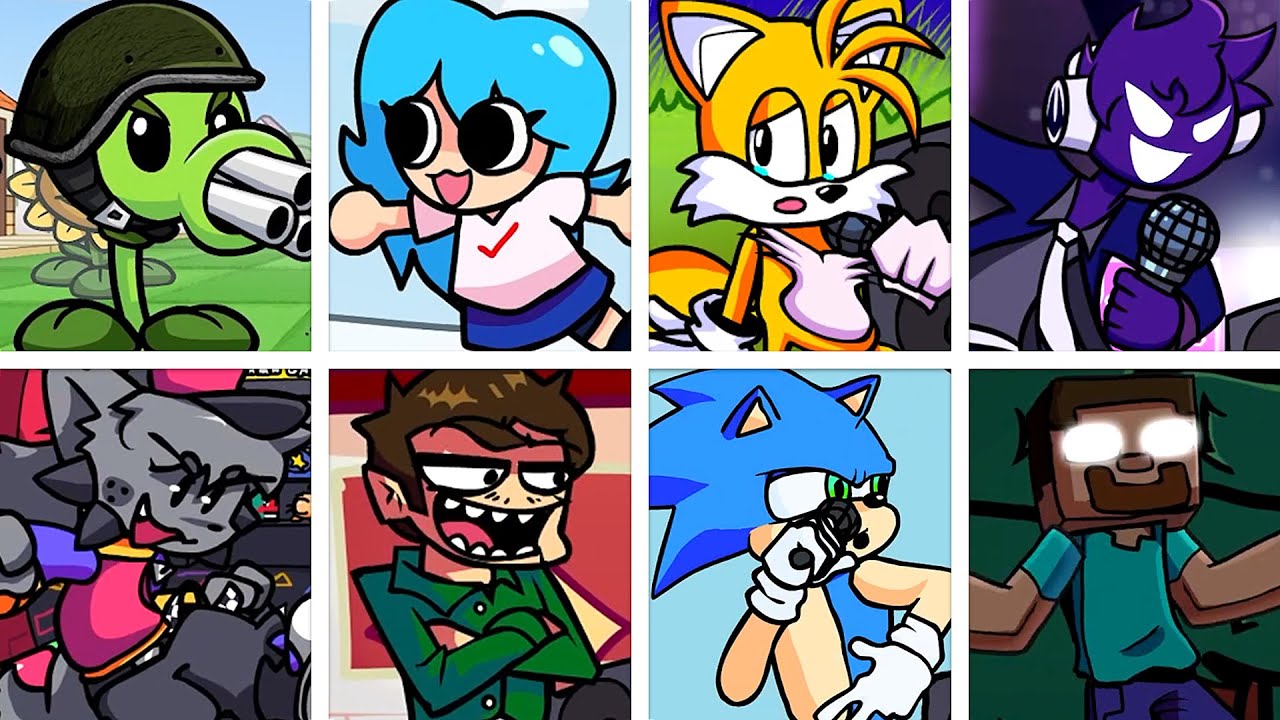 Bad Bash but Every Turn a Different Character Sings 🎶 (FNF Bad Bash but Everyone Sings It)