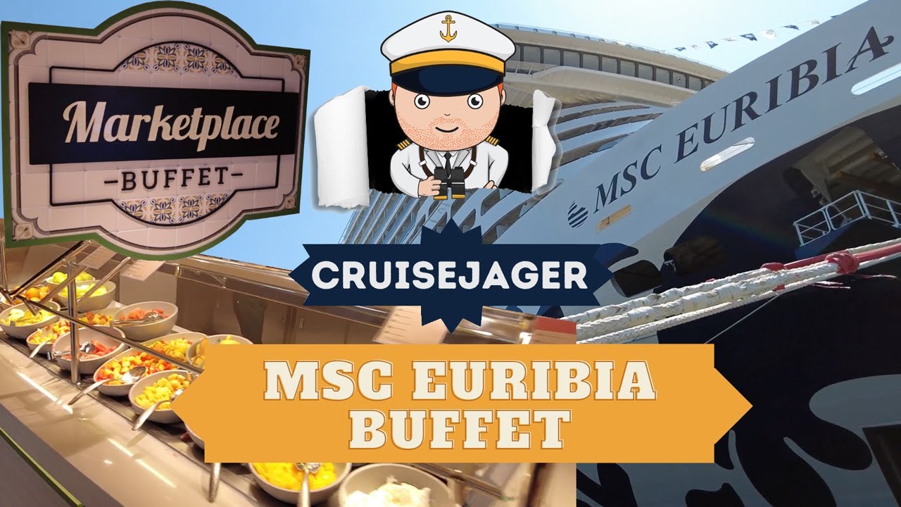 MarketPlace Buffet - MSC Euribia - Full tour - 4K (HDR)