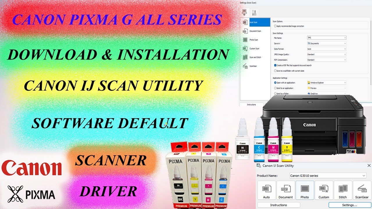 Canon G3010 Printer se Scan Kaise Kare || Canon IJ Scan Utility || Document & Photo Scan Guide #tech