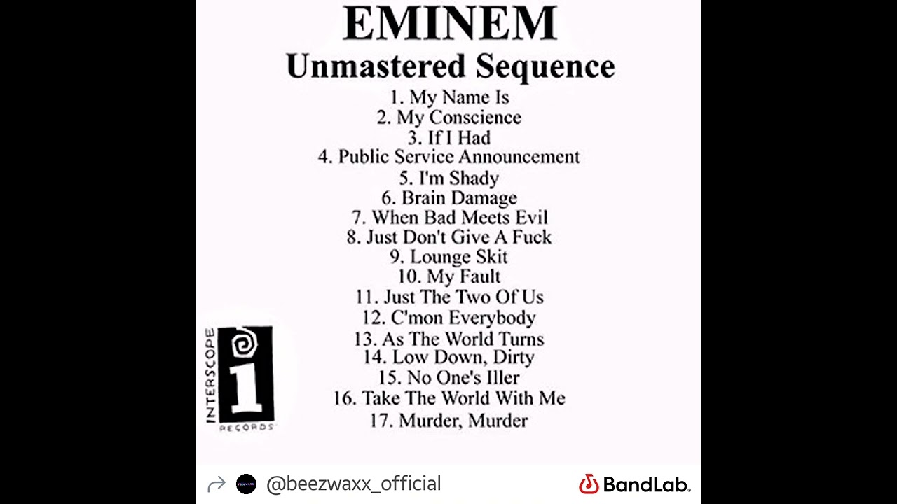 Eminem - Murder, Murder (Unmastered) Instrumental Remake