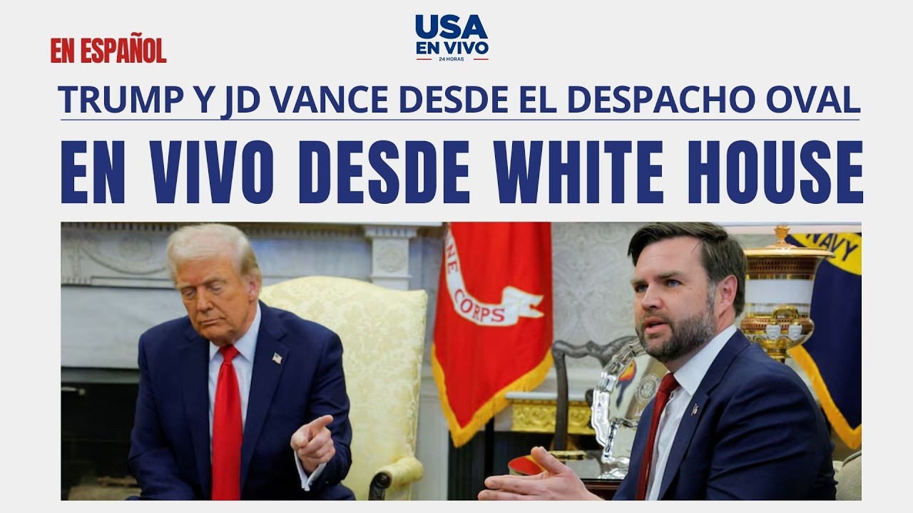 EN VIVO Nuevo plan de Trump y Vance contra el fraude federal | USA EN VIVO 🔴