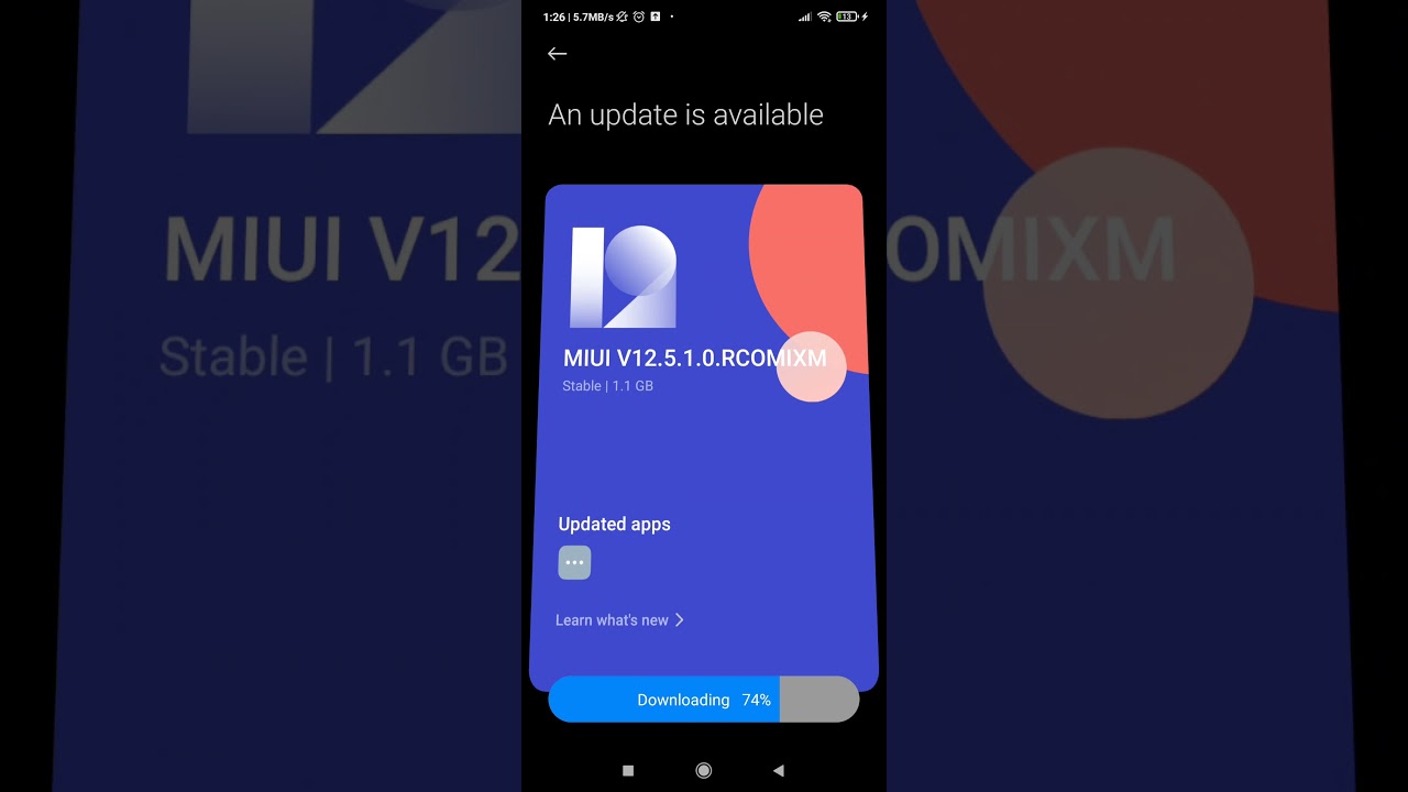 MIUI 12.5 Latest global update for redmi note 8 recieved