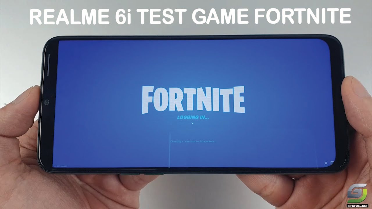 Realme 6i test game Fortnite Mobile