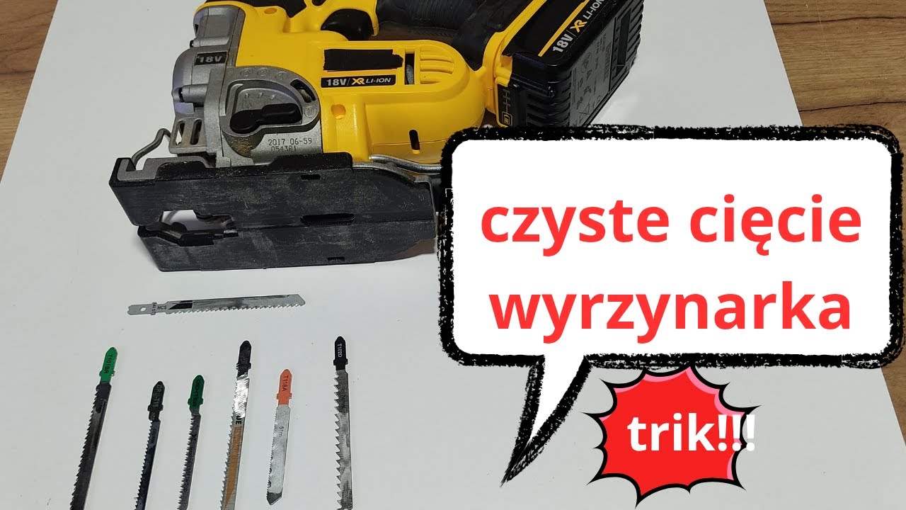 Czyste cięcie wyrzynarką Tego nie wiedziałeś!!! clean cut
