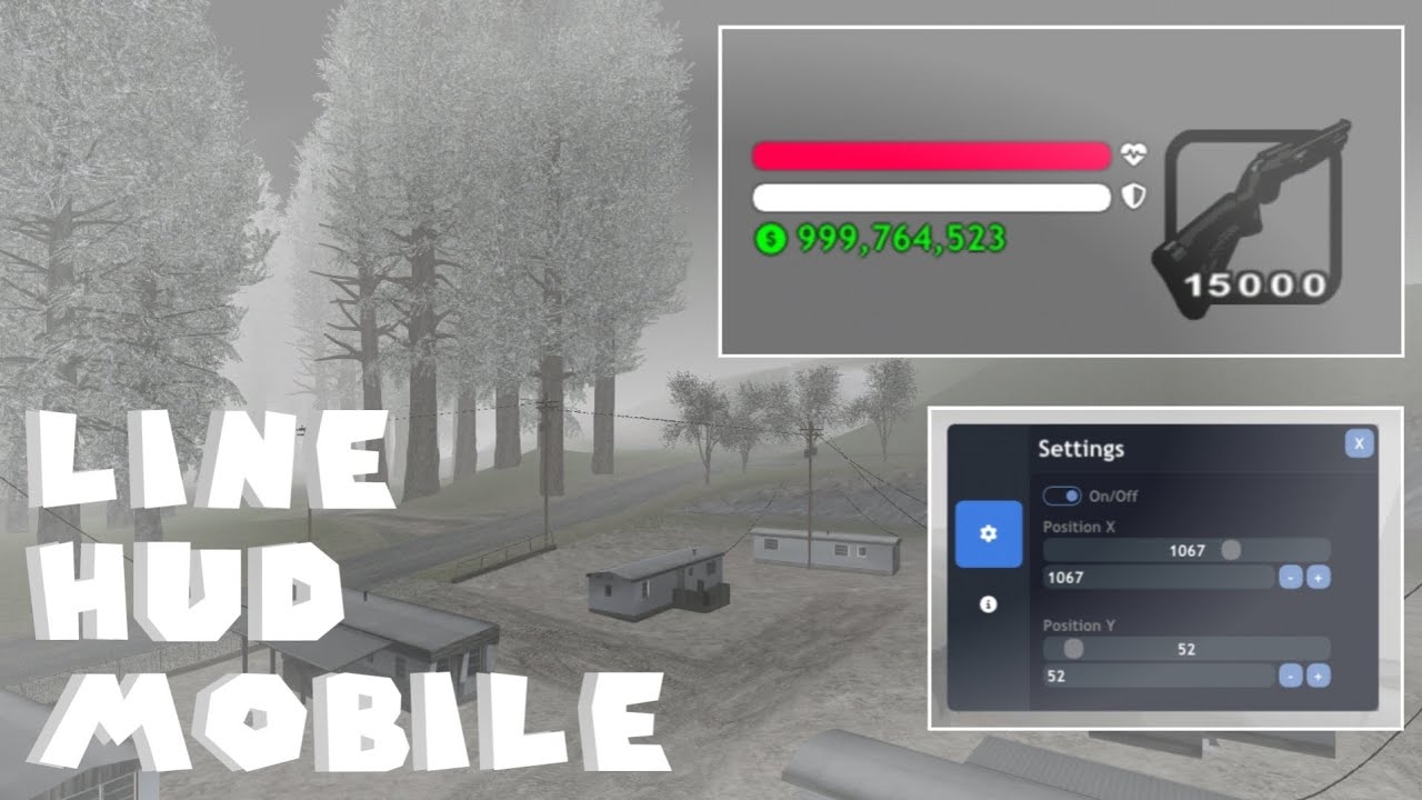 SHARE Monetloader LineHudMobile.lua for GTA SA-MP Alyn Android!!