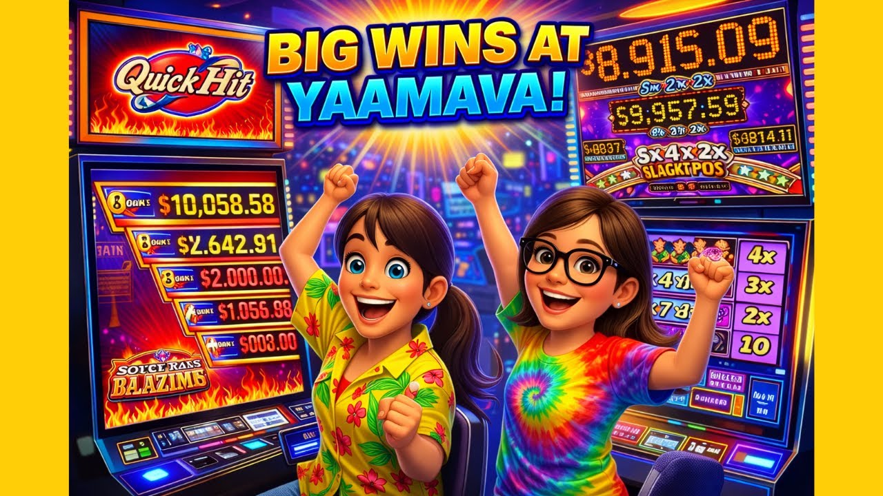 BIG WINS at Yaamava! 🎉 High Energy Slot Play | Quick Hit & Jackpot Action