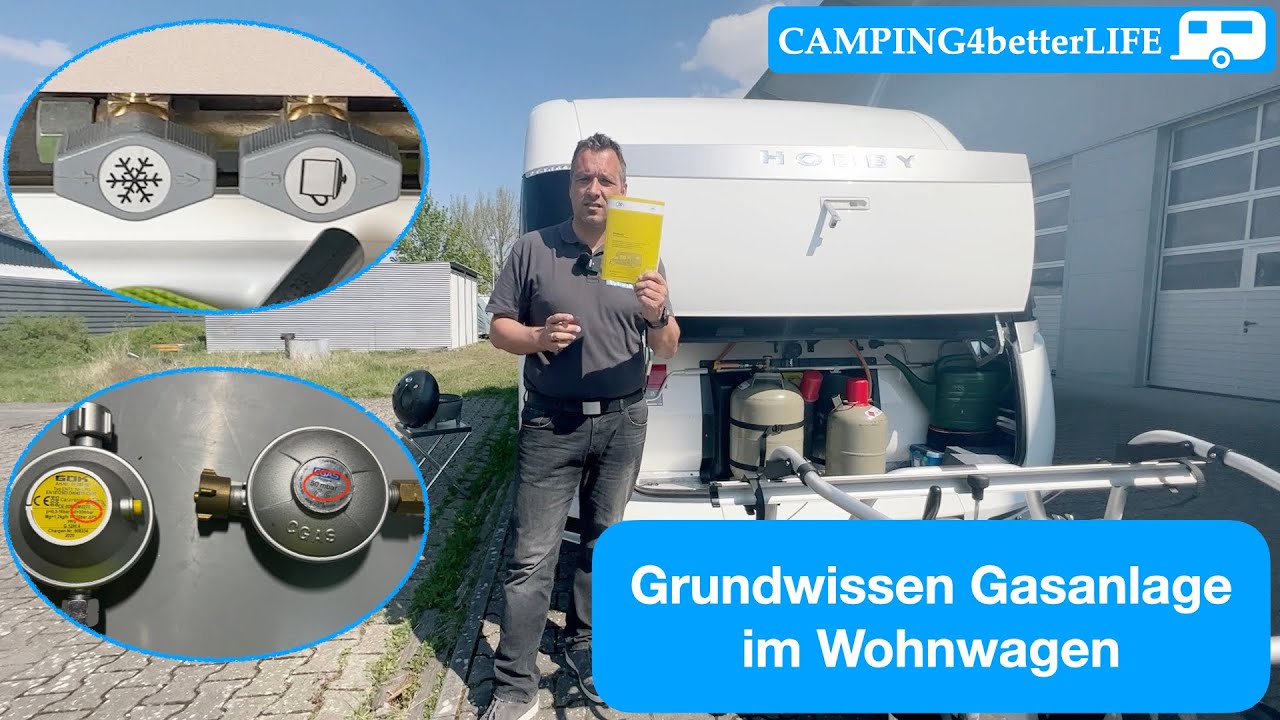 Camping - Tipp: Grundwissen Gasanlage im Wohnwagen