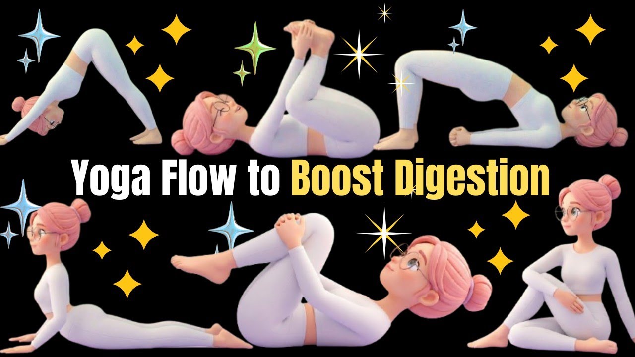 5-Minute Yoga Flow to Boost Digestion | Yoga For Health | Yoga For Beginners 🧘