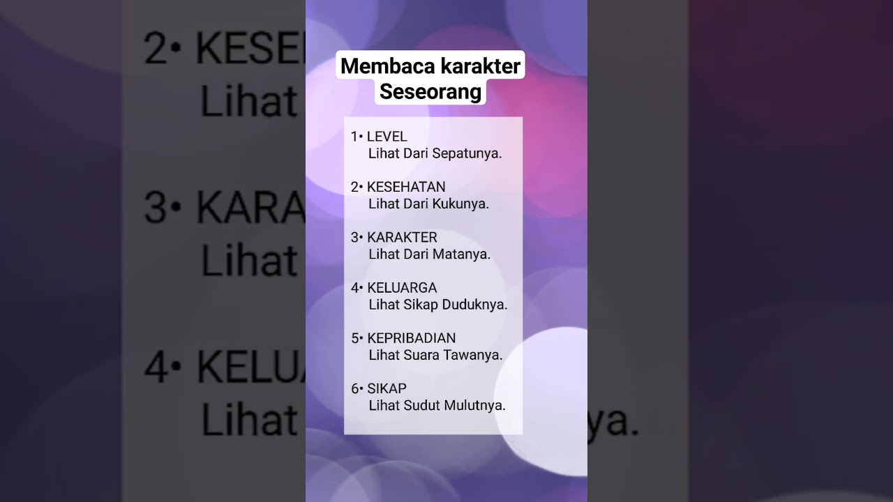 membaca karakter simple #psikologi #faktapsikologi #motivasihidup #quotes #psikologis #shortvideo
