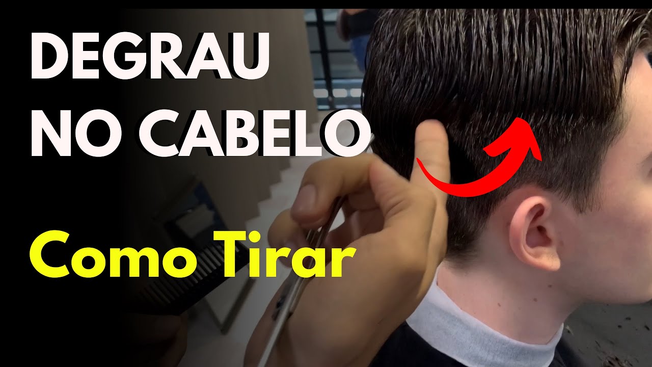 COMO TIRAR O DEGRAU QUE FICA NO CABELO / com Farley Santiago