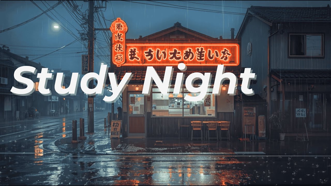 Soft Rain 90’s Lofi 🌙 Retro Chill Music for Study & Peace