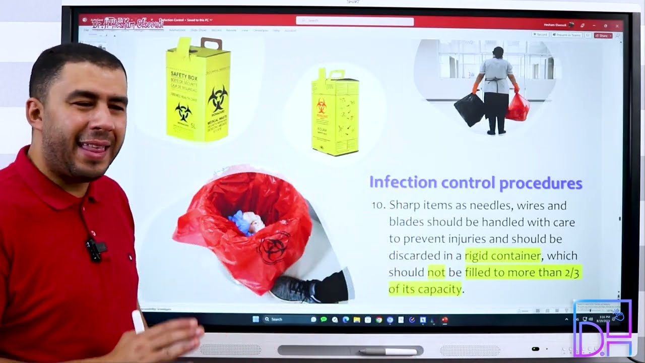 Oral Surgery - Infection Control L9 Infection Control Procedure P3 ماذا يجب على طبيب الأسنان فعله