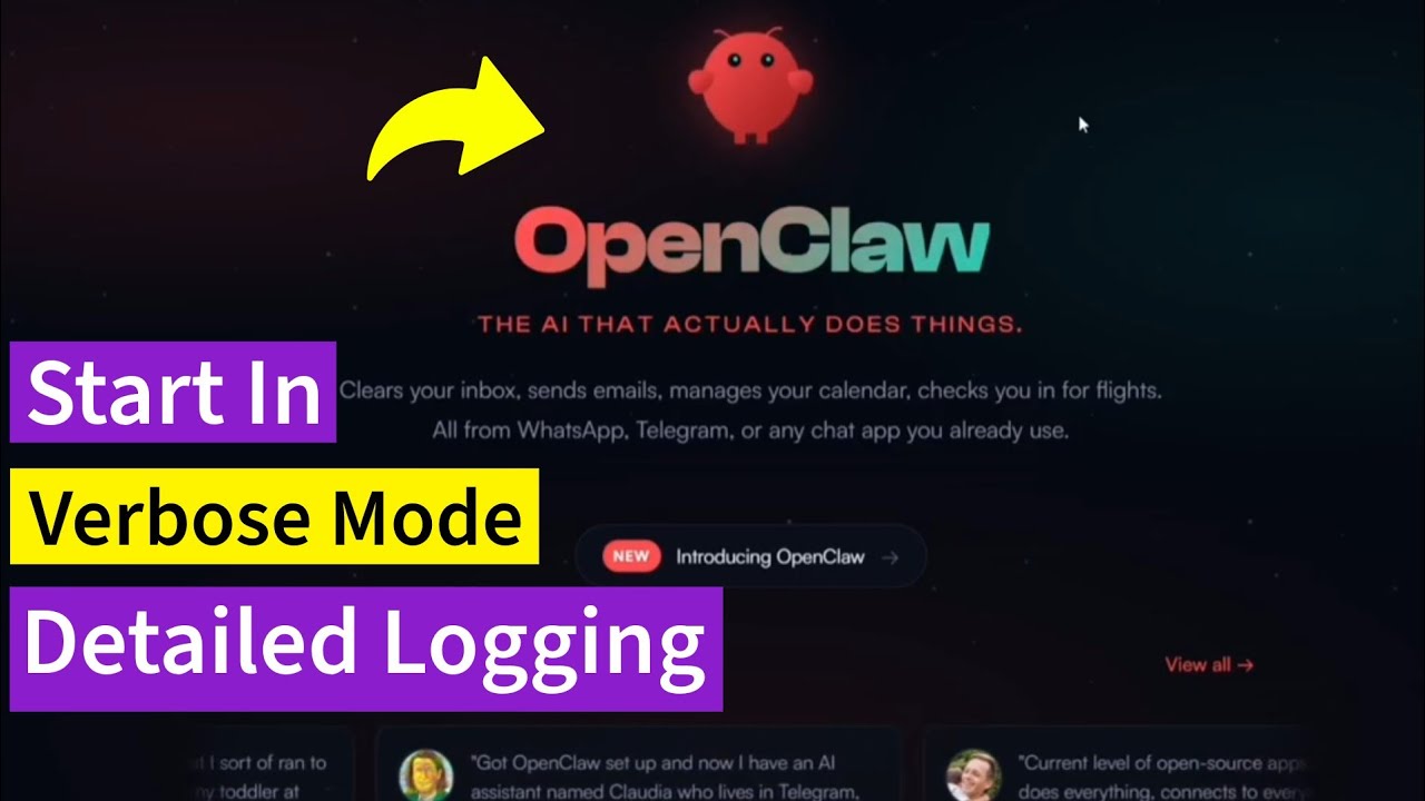 OpenClaw | How to Start in Verbose Mode | Enable Detailed Logs | ClawdBot, MoltBot