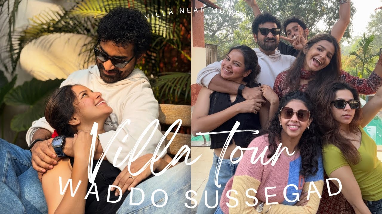 Best stays near Mumbai | weekend getaway | villa tour | Titeekshaa Tawde | Siddharth Bodke | Karjat 