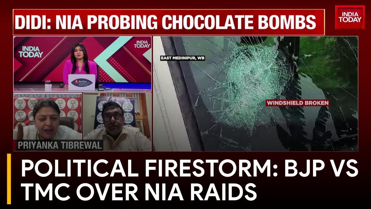 BJP and TMC Clash Over NIA Raids and Alleged Political Violence in West Bengal