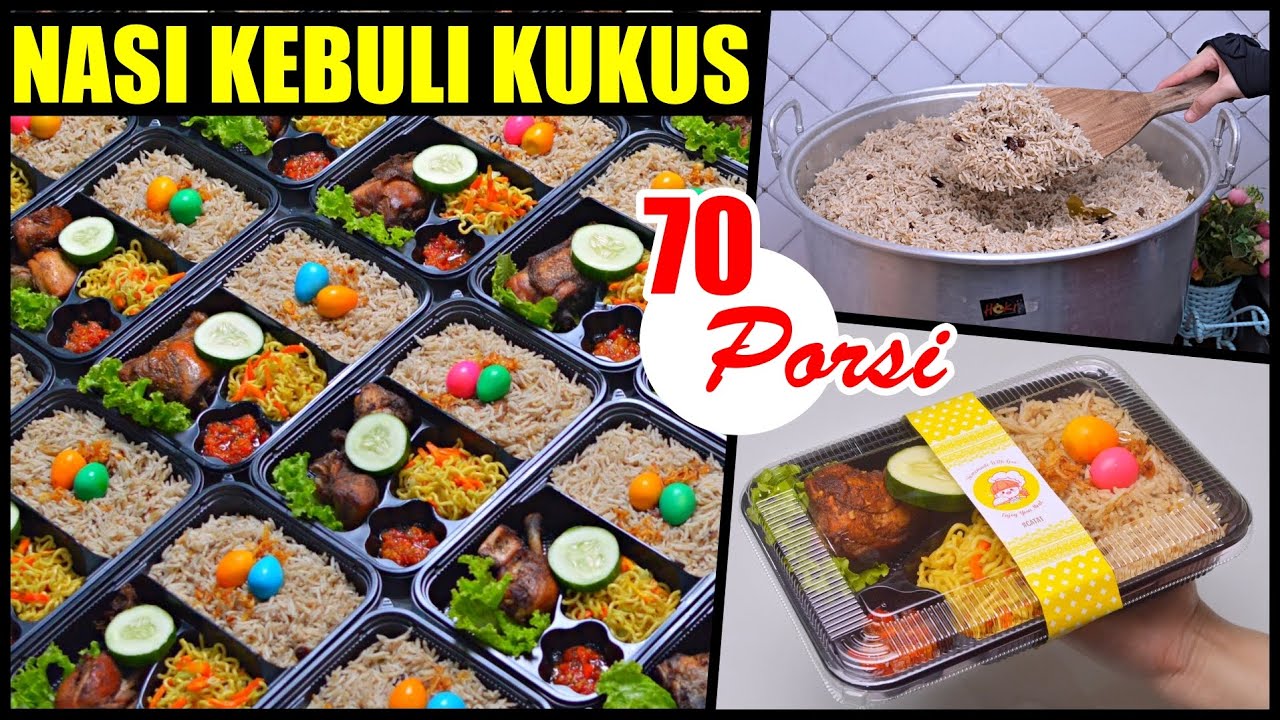 BERAS 5 KG JADI 70 PORSI NASI KEBULI! DIKUKUS AWET LEBIH LAMA #PART 2