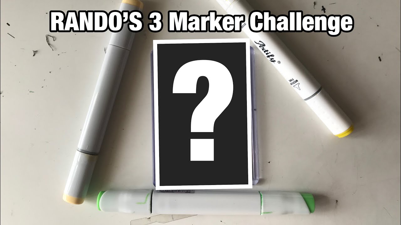 RANDO’S 3 Marker Challenge | Homemade TCG