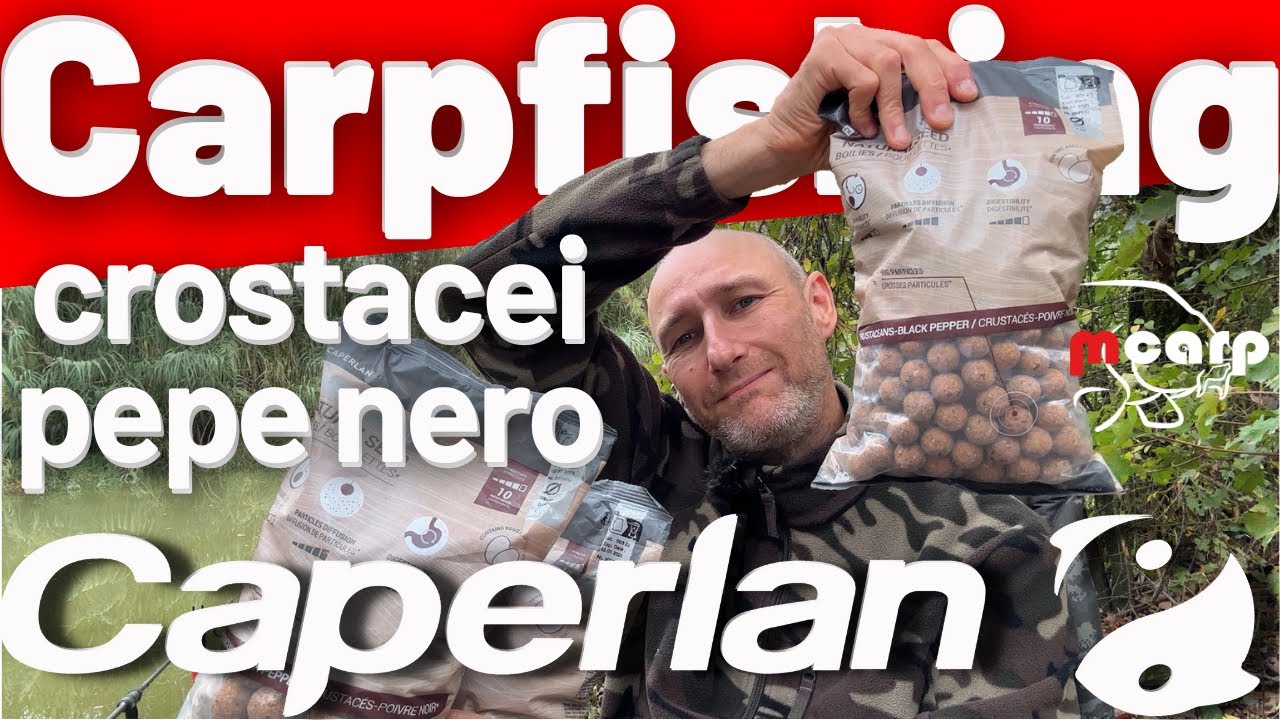 Recensione Carpfishing 🎣 Boilies Caperlan Aroma Crostacei - Pepe Nero 🦞🦐