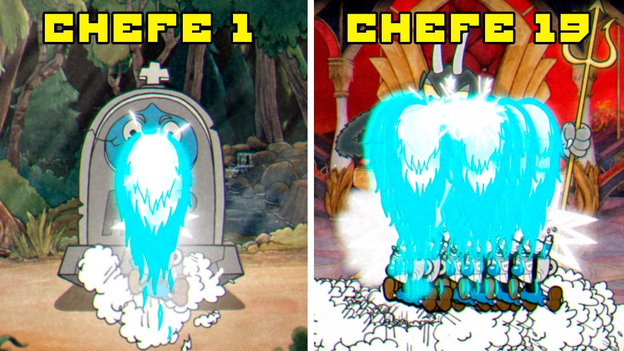 Cuphead Só Com Especiais e a CADA chefe eu GANHO 1 CLONE!!