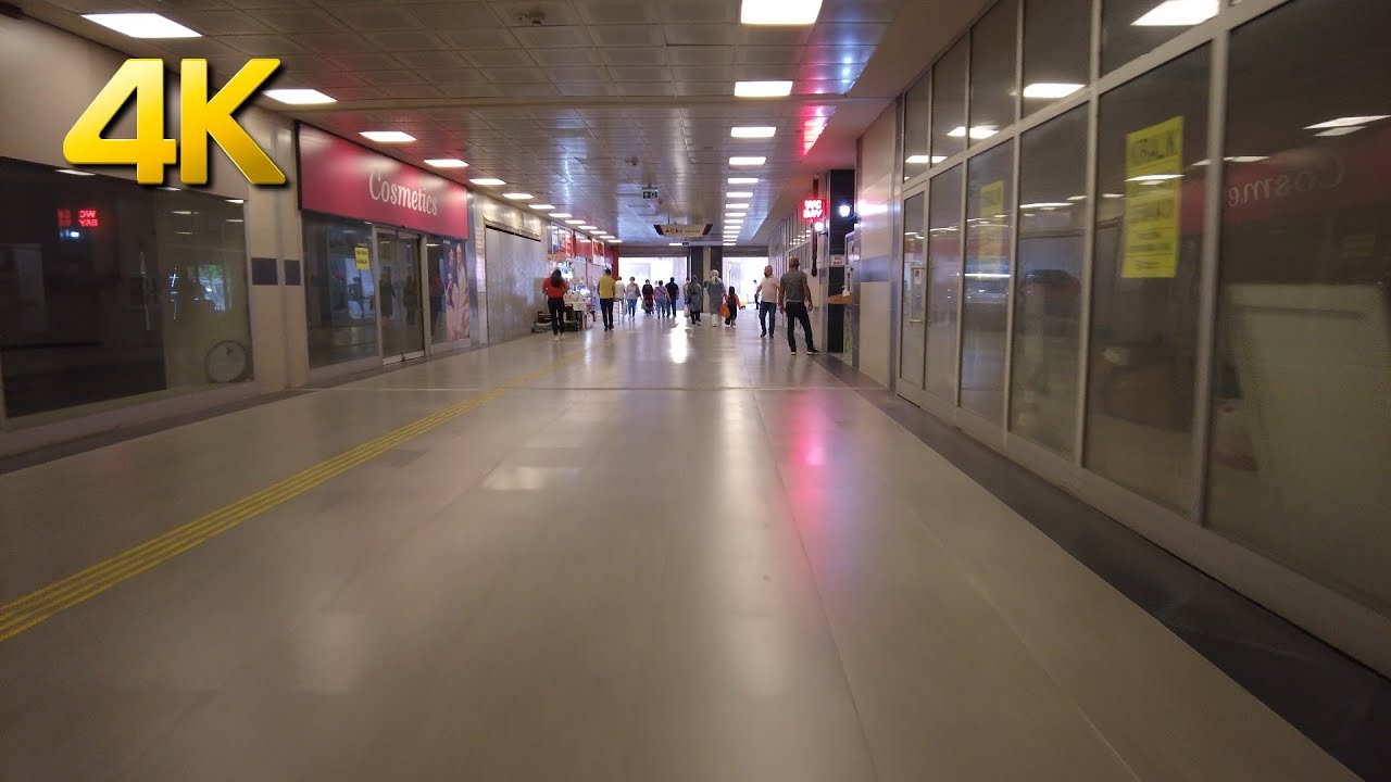 Sıhhiye,Yenişehir Tren İstasyonu Çıkışı - 4K VIDEO (Ankara,Train,Station)