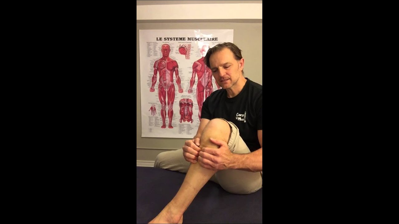 Hygiène Bio-Mécanique: auto-massage mollets avec les mains