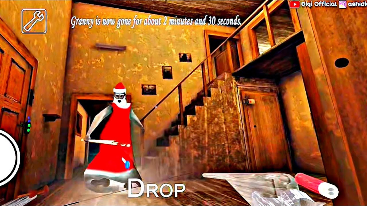 Granny Game Horror Escape Gameplay | Granny Snow Christmas Season 🎅🎄