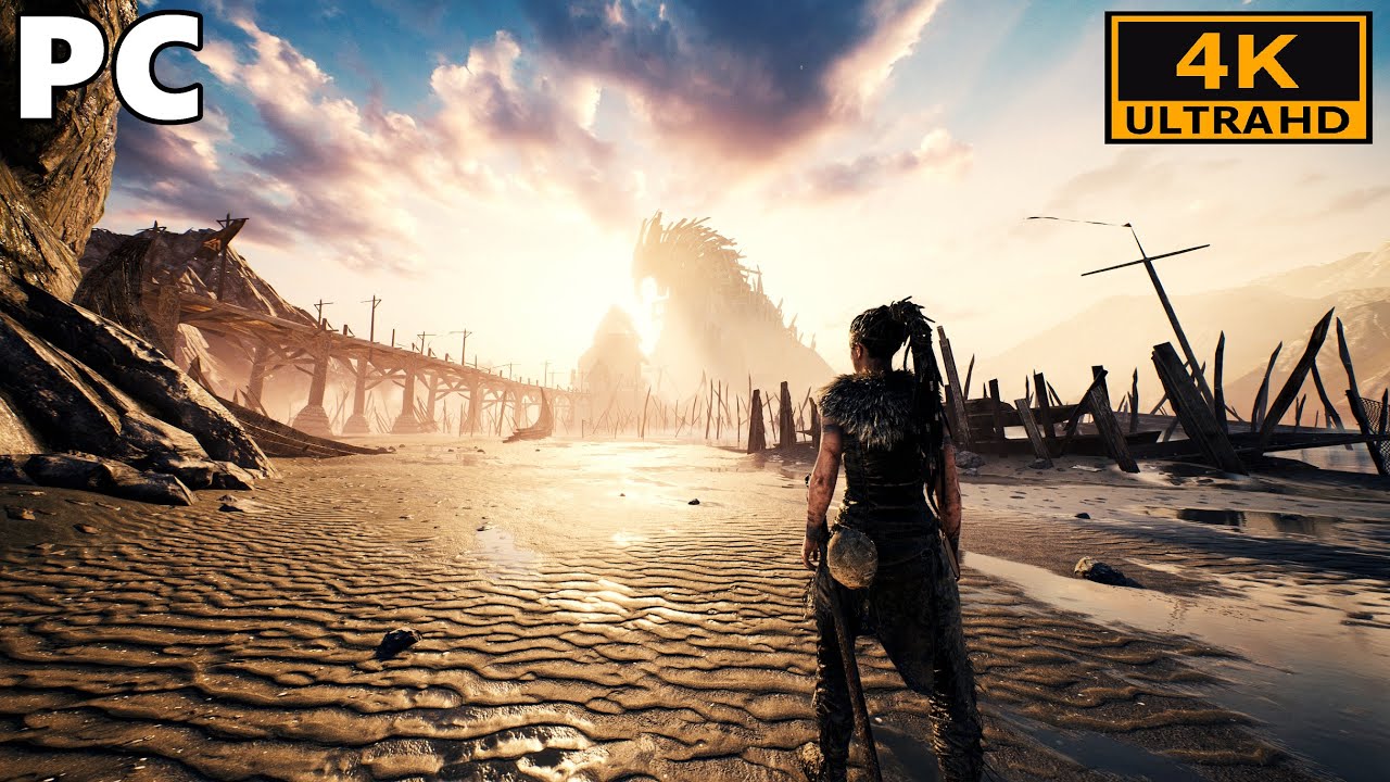 Геймплей HELLBLADE SENUA'S SACRIFICE 4K 60 кадров в секунду для ПК (ультраграфика)