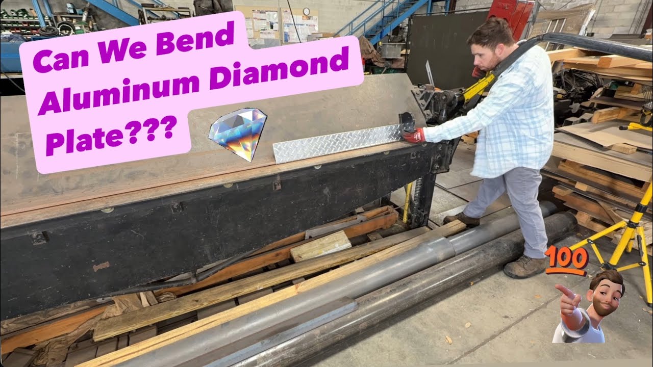Bending Aluminum Diamond Plate - Welding Fabrication Project