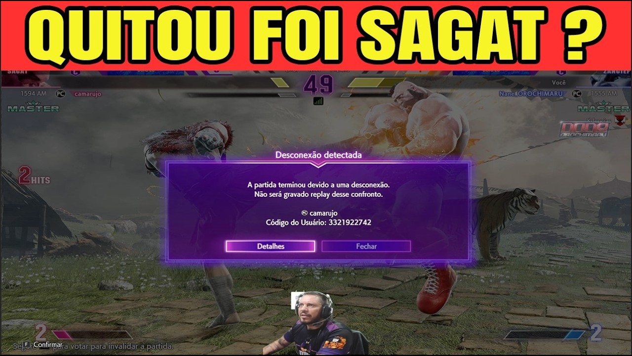 ►STREET FIGHTER 6►HOJE A HISTÓRIA FOI DIFERENTE  TEVE ATE RAGE QUIT ? KKKKKK