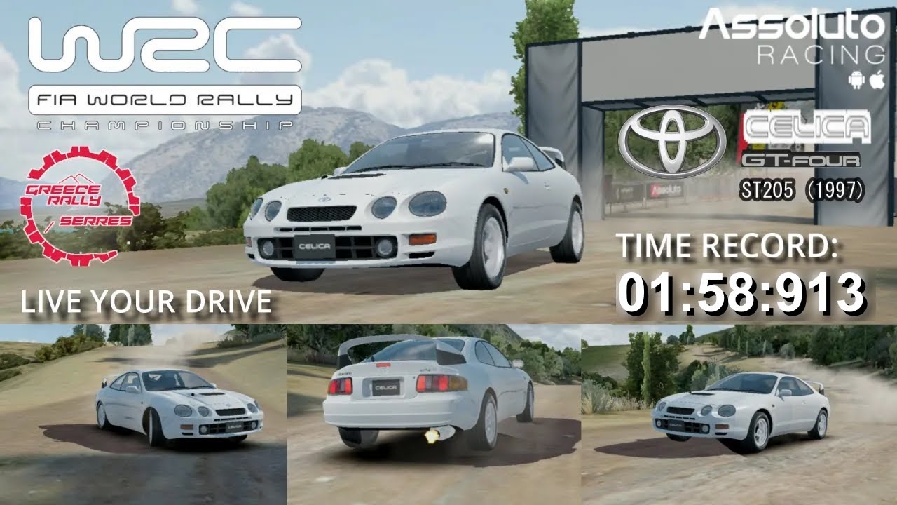 Assoluto Racing | Toyota Celica GT-4 (ST205) - Rally Greece [1:58:913] (Gameplay)