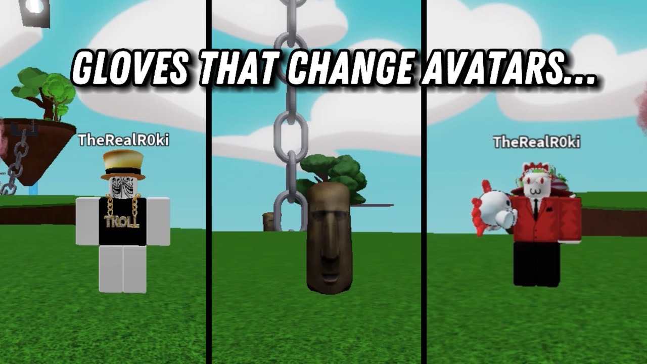 Gloves That Change Your Avatar | Roblox Slap Battles