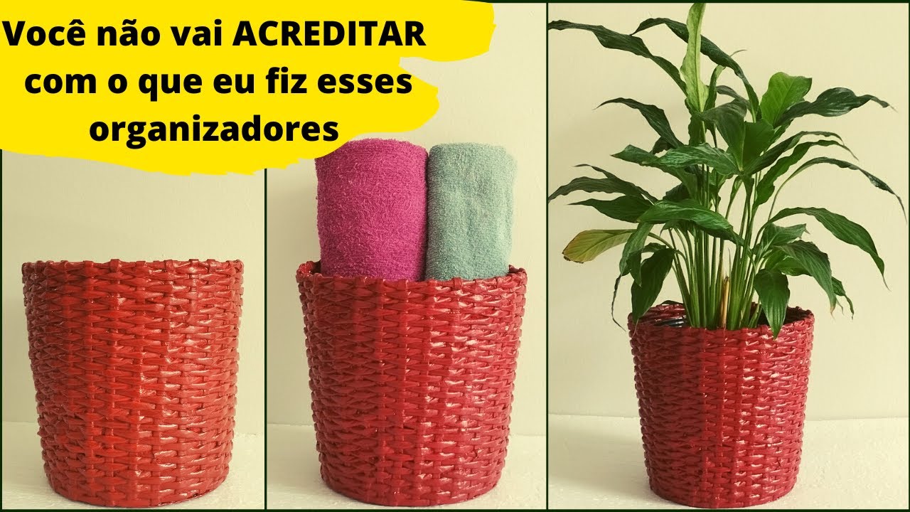 DIY | Ideia de decoração com folhetinhos de supermercado/jornal