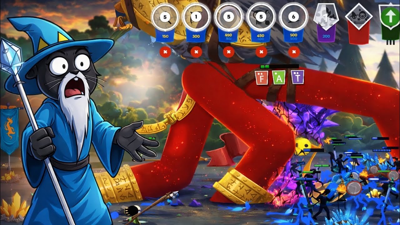 Stick War Saga Play ☠️ Lunarclops 😱 Boss