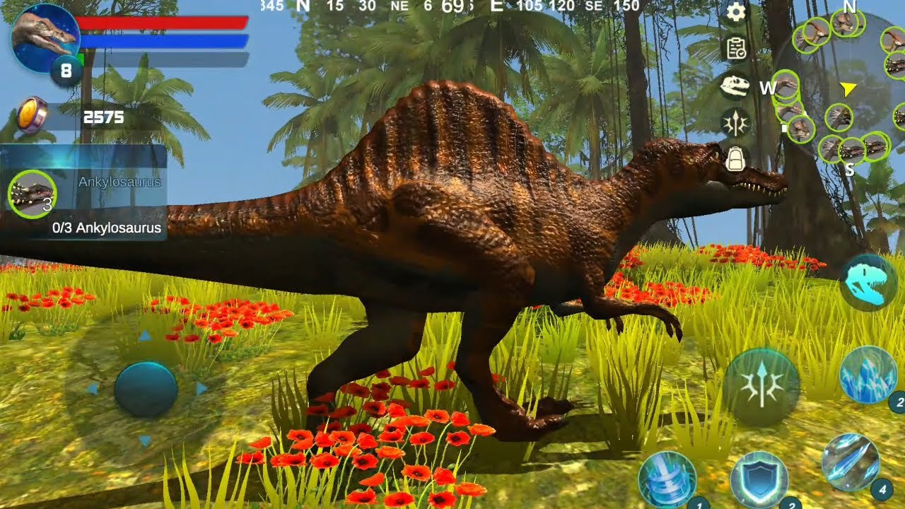 Best Dino Games - Spinosaurus Simulator Android Gameplay  Dinosaur Sim Game