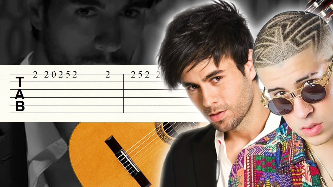 Baño / Enrique Iglesias ft.Bad Bunny / Guitarra / Tutorial / Cover