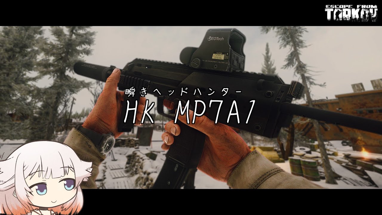 HK MP7A1　瞬きヘッドハンター【ONE実況】【タルコフ】【EFT】