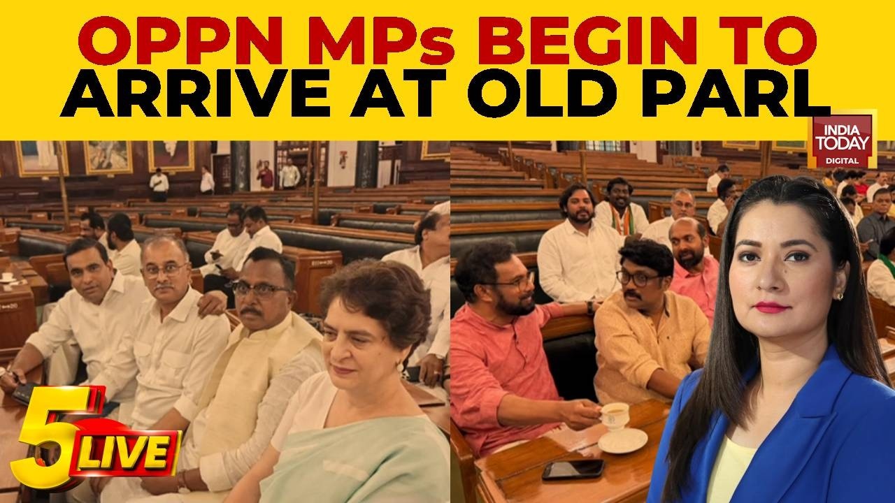 Opposition Huddle: INDIA Bloc MPs At Old Parliament Ahead Of Meeting With President Over CEC Issue