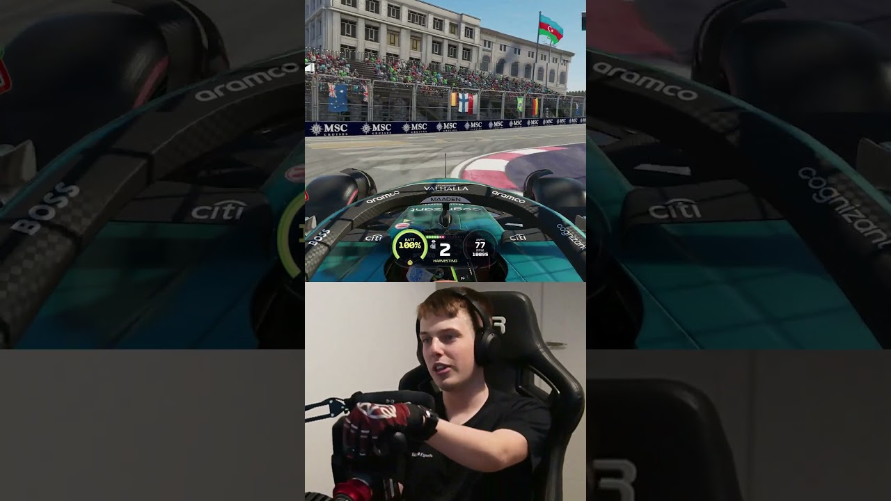 🔁 Reverse Baku is SCARY! F1 25