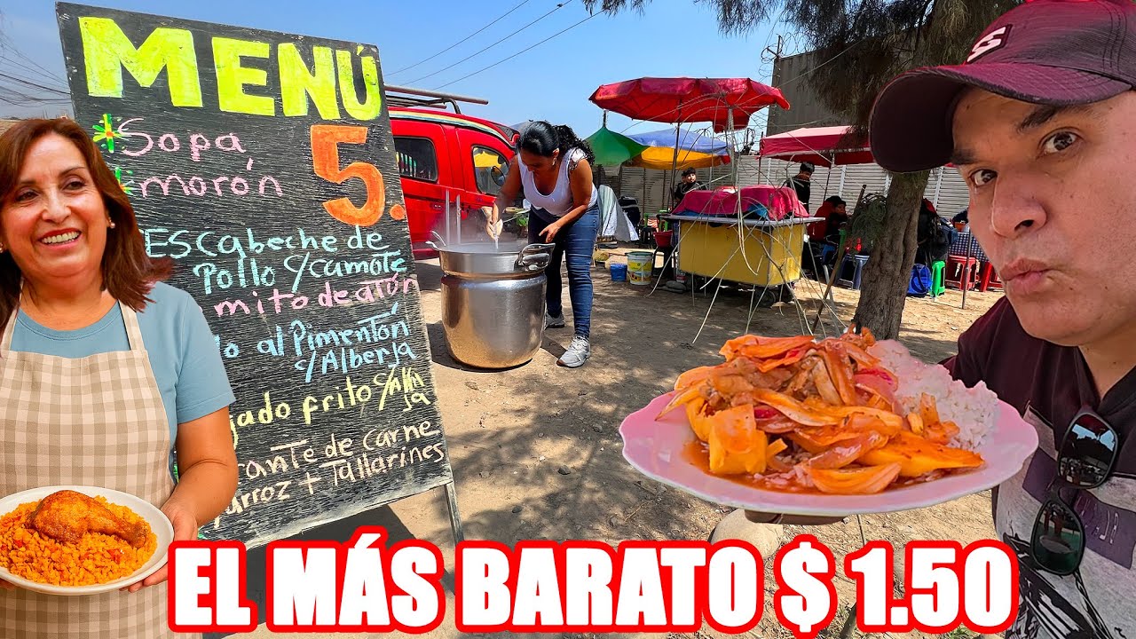 🥣 Así es el MENÚ MÁS BARATO DEL PERÚ S/.5 | Estas mujeres VENCIERON al 