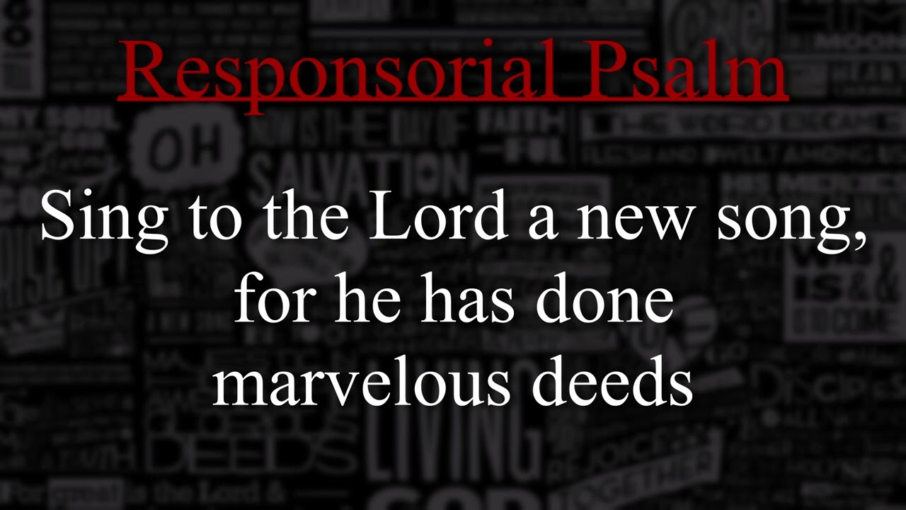 [CANTOR] The Immaculate Conception of the Blessed Virgin Mary - 2022 - (RESPOND & ACCLAIM)