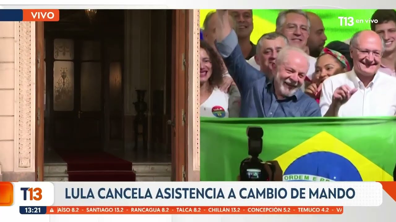 Lula da Silva no asistirá a cambio de mando de Kast