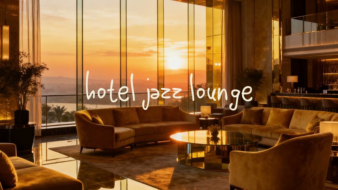 Luxury Hotel Jazz Lounge | 1 Hour 29 Min of Sophisticated Grand Lobby Ambiance & Smooth Jazz