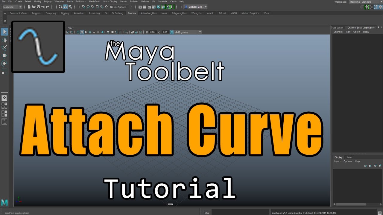 The Maya Toolbelt - Attach Curve