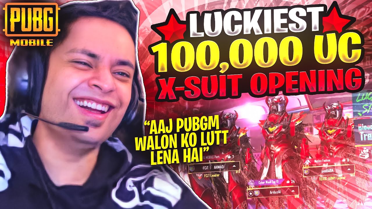 $100,000 UC BLOOD RAVEN X-SUIT MAX - 5 ROYAL PASS GIVEAWAY - PUBG MOBILE